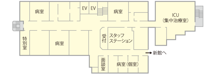 フロアガイド 本館3階 五日市記念病院
